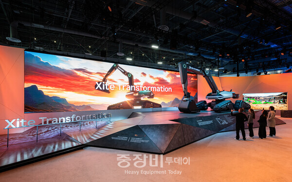 CES2024 당시  HD현대 전시부스 퓨처 사이트(Future Xite)존